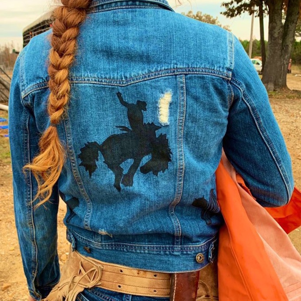 Western denim jacket